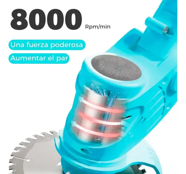 Mini Motosierra + Tijera Poda + Bordeadora + 2 Baterias Kit - Image 6